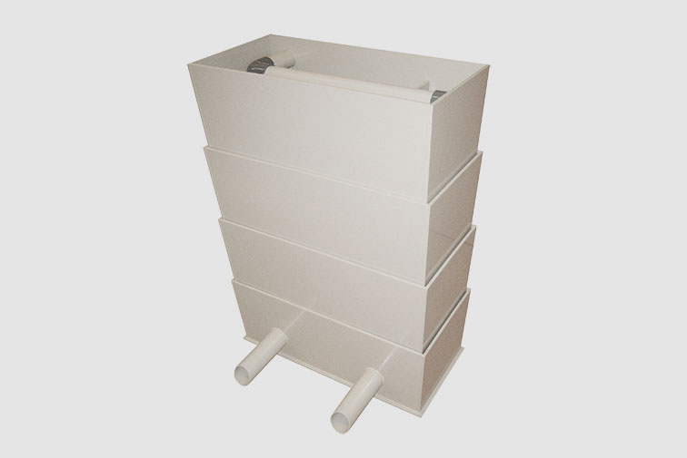 Trickle tower medium pipes Trickle tower medium pipes